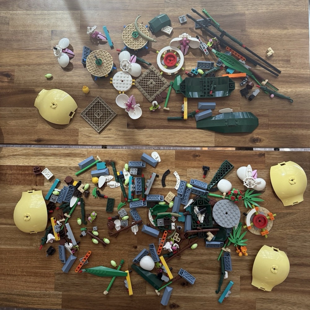Lego 1 Lb 6 Oz. Assorted Bricks Blocks & Pieces Bulk Lot LEGOS Flowers Garden